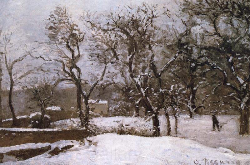 Camille Pissarro Belphegor Xi'an Snow Spain oil painting art